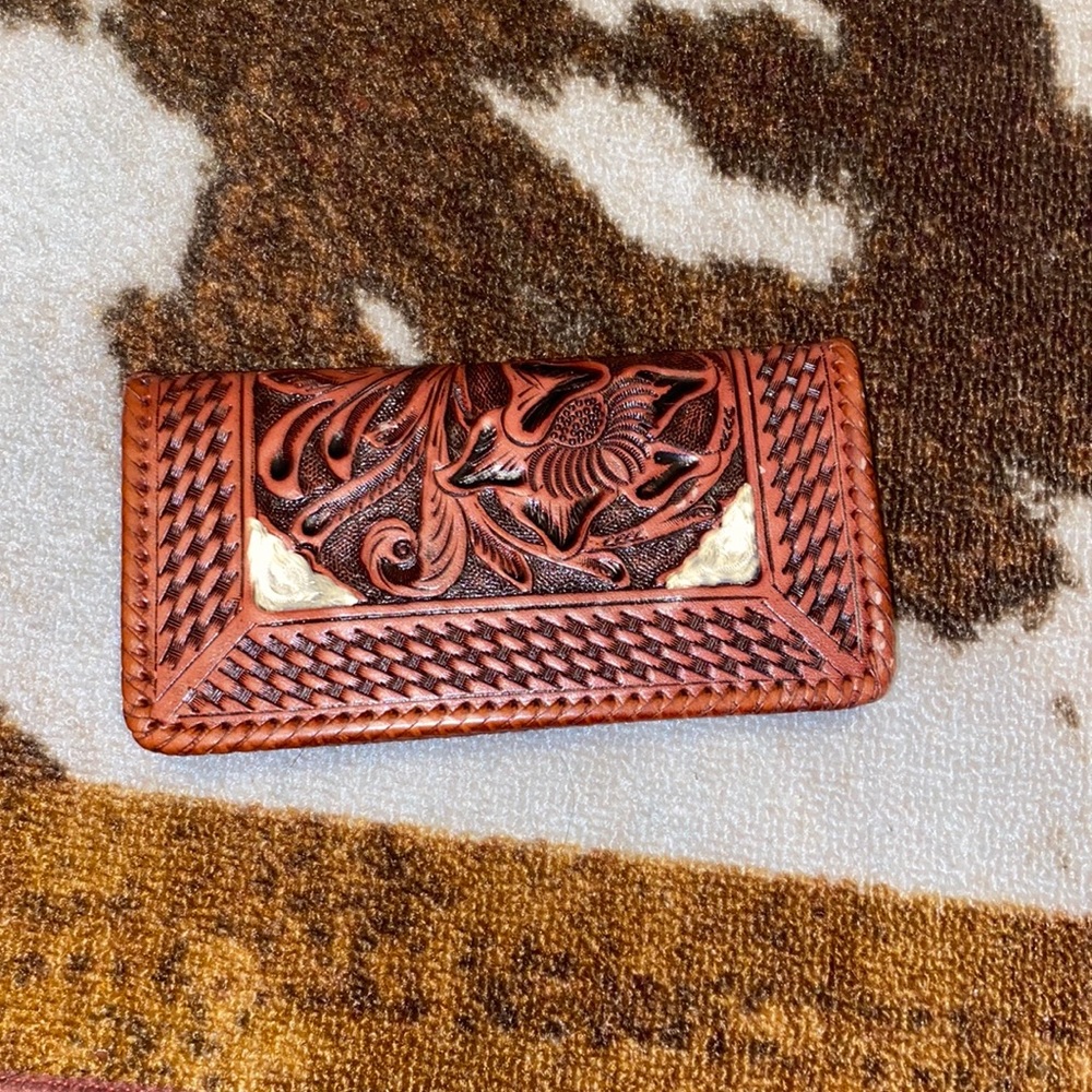 Leather Western Wallet